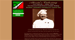 Desktop Screenshot of alessioscatering.com